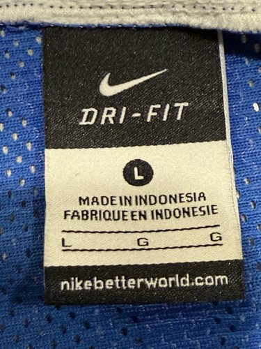 Kentucky Wildcats Basketball Jersey Mens Large Blue Nike Elite #15 Vintage 2010 - Picture 8 of 9