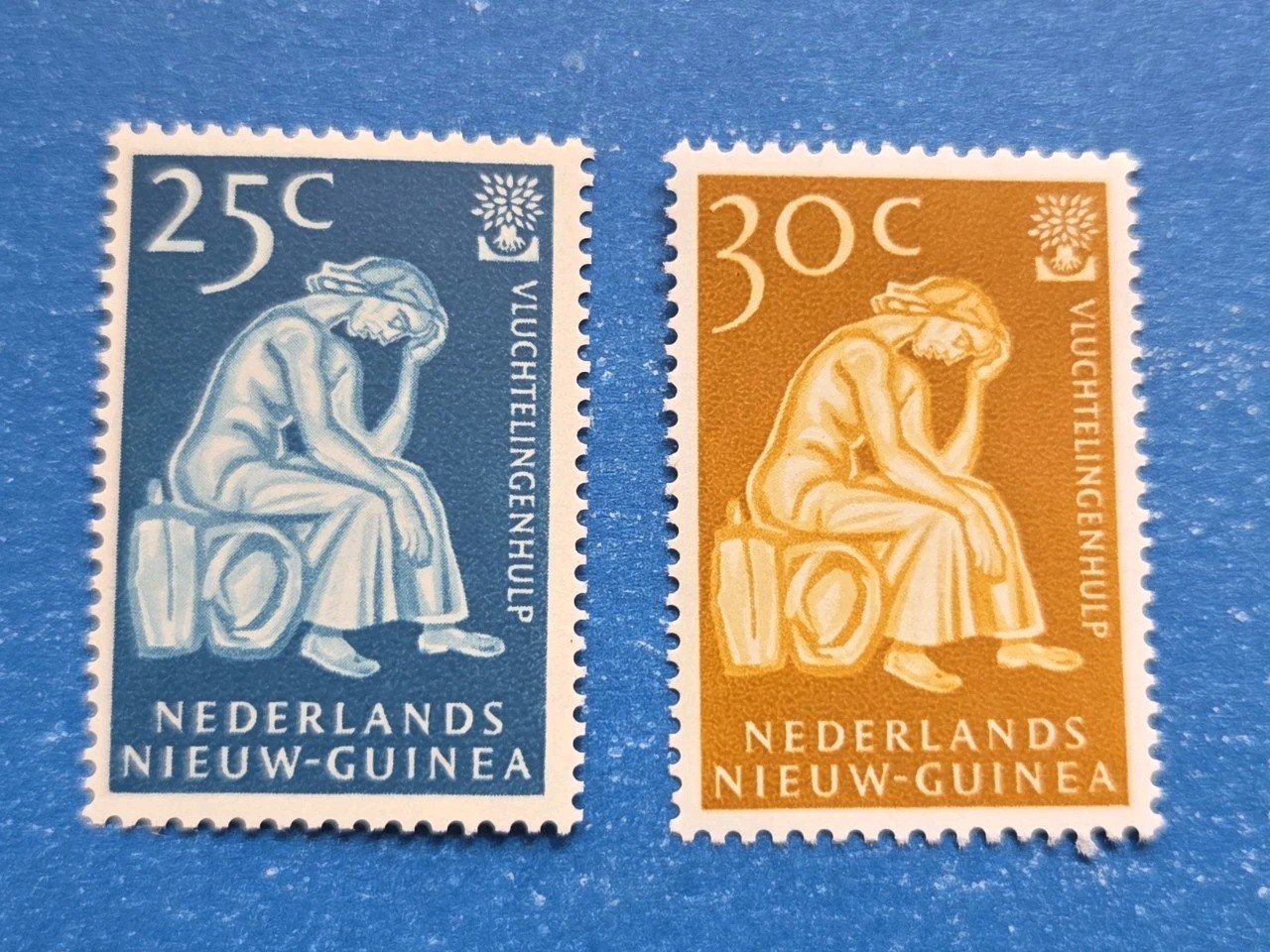Netherlands New Guinea Stamps, Scott 39-40 Complete Set MNH