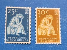 Netherlands New Guinea Stamps, Scott 39-40 Complete Set MNH