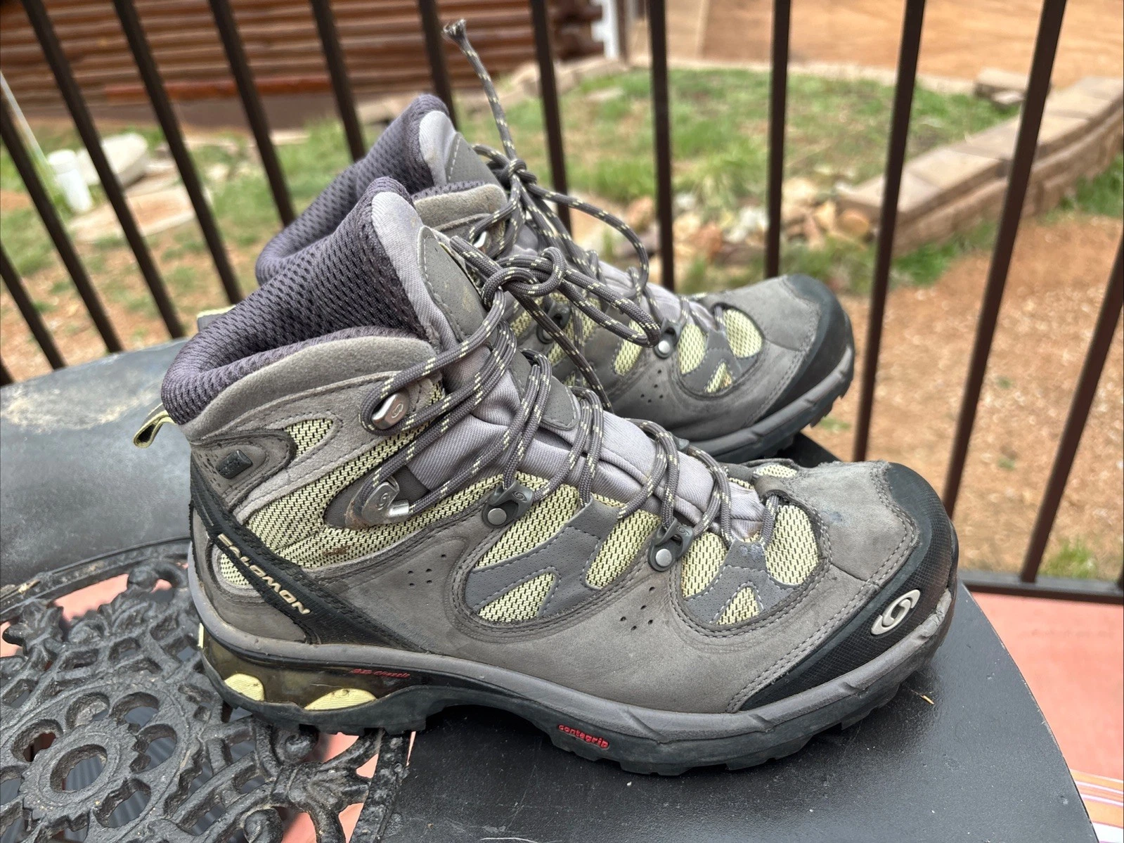 Salomon Comet 3D GTX Hiking Boots Women’s Size 9 Gray Trail Casual