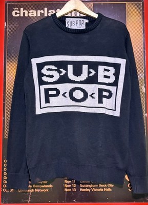 Vintage Sub Pop Records knitwear,Grunge,Nirvana
