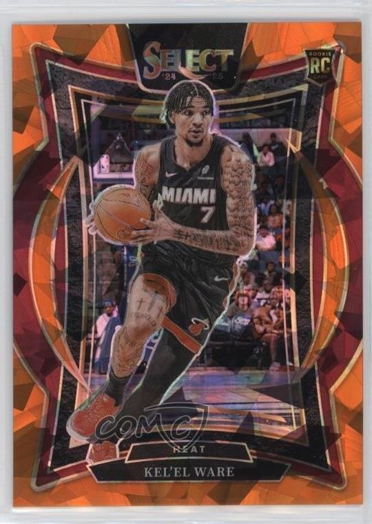 2024 Panini Select Concourse Orange Cracked Ice Prizm /275 Kel'el Ware #66 06wa
