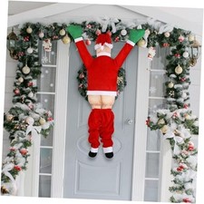 Large Christmas Hanging Santa Claus Outdoor Decoration Climbing Santa 3.61 ft