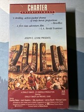 Zulu  (VHS, 1987) Michael Caine, Stanley Bake...