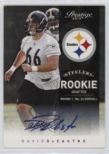 2012 Playoff Prestige Rookie Signatures 818/899 David DeCastro #217 Auto ow3