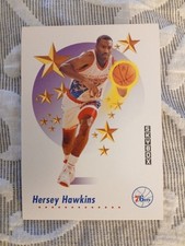 1991-92 Skybox Hersey Hawkins 76ers Rising Star Card #505 NBA