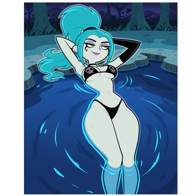 EMBER MCLAIN DANNY PHANTOM STICKER CAR DECAL VINYL WAIFU ANIME CARTOON GIRL