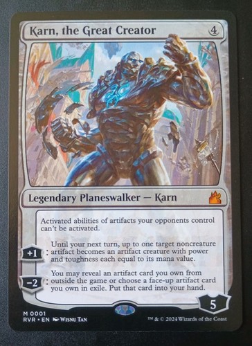MTG Ravnica Remastered - Karn, The Great Creator - Mythic