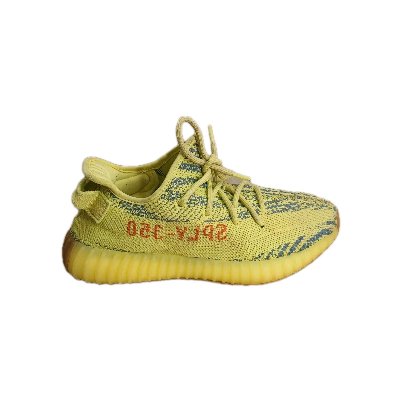 Adidas Yeezy Boost 350 V2 Low Semi Frozen Yellow Men's Athletic Sneakers US 7.5
