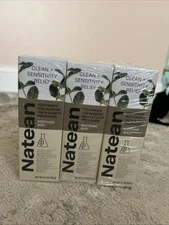 3 X Natean Fluoride Free Whitening Toothpaste, Clean Mint - 4.7 oz EXP 01/2024