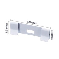 Vertical Blind Repair Tabs 30 Pcs Vane Savers Clips, 1.8" White, Easy Install