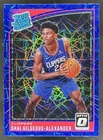 2018-19 Panini Donruss Optic Shai Gilgeous-Alexander Blue Velocity RC #162
