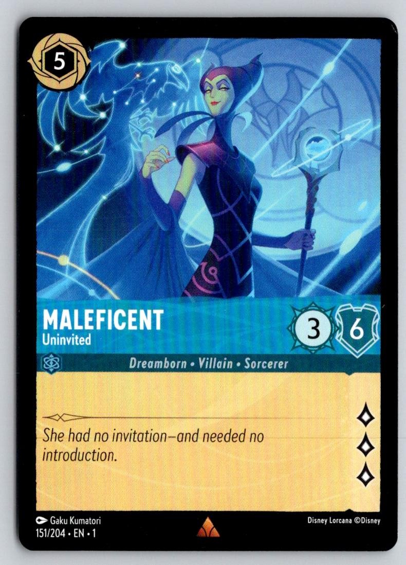 Maleficent - Uninvited 151/204 R The First Chapter NM