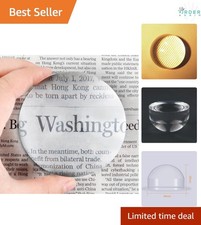 Dome Magnifying Glass Acrylic 3 Inch 6x Magnification Paperweight Optical