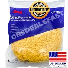 3M 5705 05705 Wool Buffing Polishing Pad Bonnet Detail Paint Restore Correction
