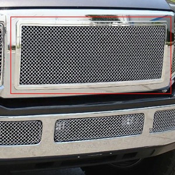 For Ford F-250 Super Duty 05-07 Center Main Grille Hybrid Series Chrome Wire — 第 2/3 张图片