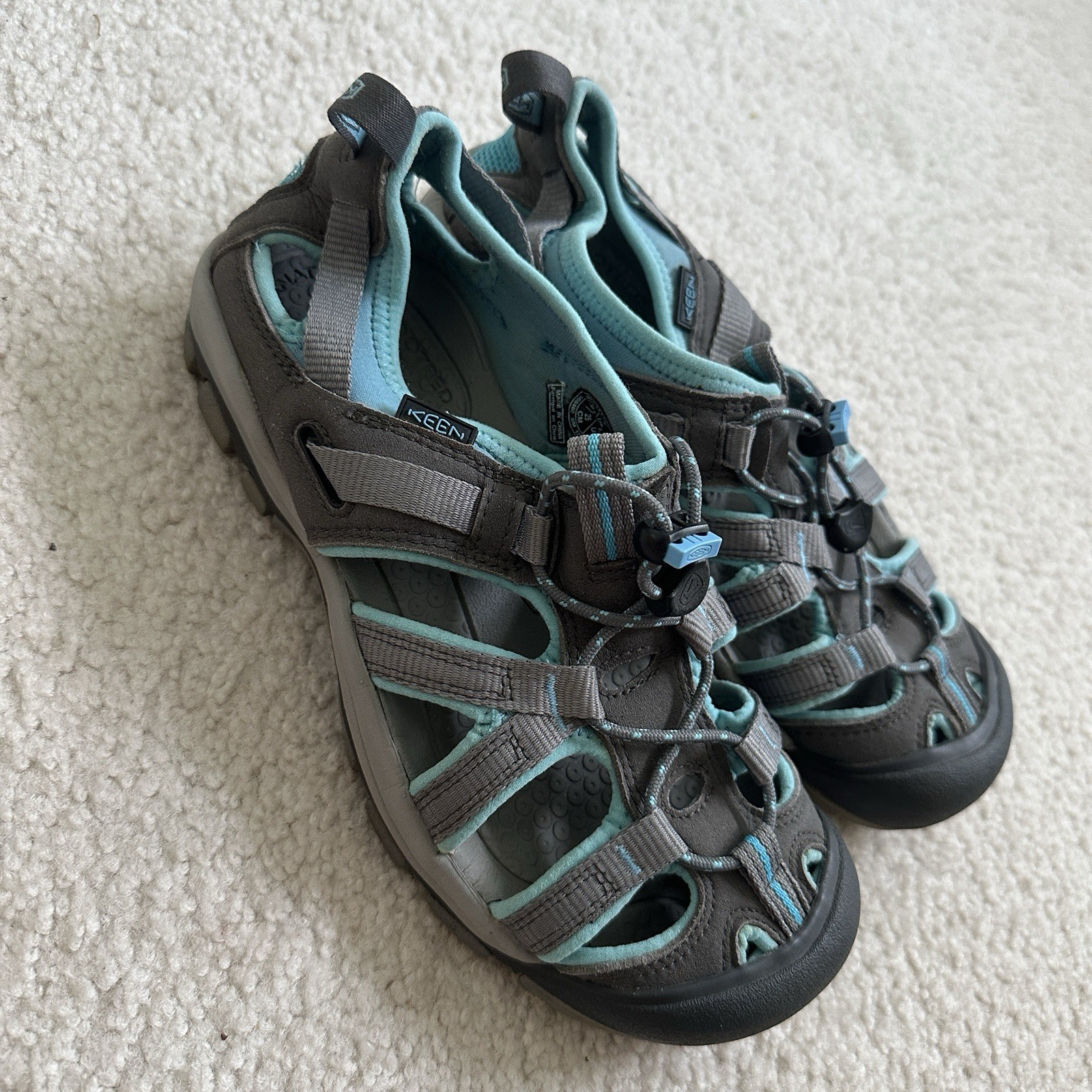 Sandali Keen Whisper donna 8 grigio acqua acqua escursionismo outdoor campeggio scarpe