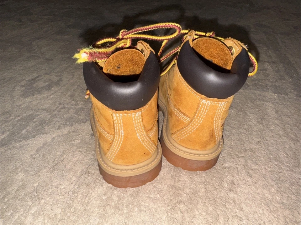 Timberland Talla 5 Niño Pequeño Premium Botas Impermeables Nubuck Con Cordones Tobillo Foto 3 de 4