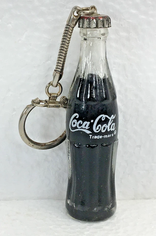COCA~COLA  3 1/4"  GLASS  BOTTLE  ~~   KEY CHAIN KEYCHAIN - Image 3 of 4