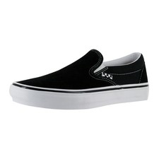 Vans Zapatillas "Skate Slip-On" (Negro/Blanco) Clásicas Zapatos de Patinaje