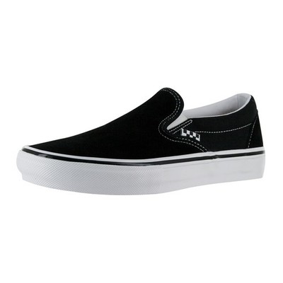 Vans ''Skate Slip-On'' Sneakers (Black/White) Classic Skating Shoes