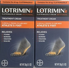 2X Lotrimin ULTRA " Cream LG TUBE 1.1oz/30g Exp 2/27