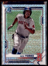2021 Bowman Chrome Prospects Baseball Mojo Nick York Red Sox BCP-114