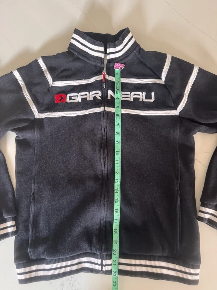 Chaqueta deportiva Louis Garneau vintage 30th "Jersey" - talla L negra usada Foto 3 de 4