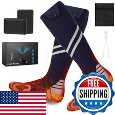 Heated Socks for Women and Men, Electric Heated Socks with 5000mAh Rechargeable
