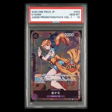 PSA10 O-Nami #002 Judge Promotion Pack Vol.1 One Piece Card Japanese from japan