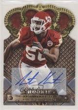 2011 Panini Crown Royale Rookie Gold Signatures 290/499 Justin Houston Auto 0l8
