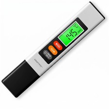 Craft911 TDS Meter - Digital Water Tester for Drinking White