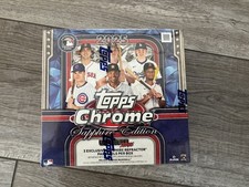 2025 Topps Chrome Baseball Update Series Sapphire Edition Hobby Box IN HAND