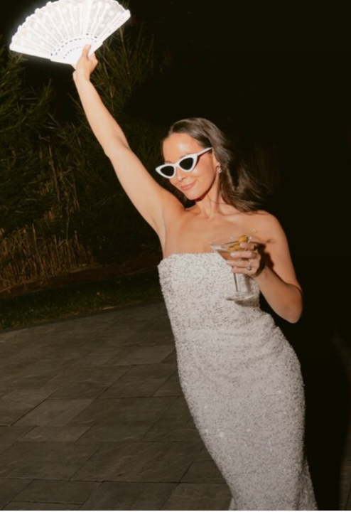 Stunning Helsi Leslie Strapless Sequin Midi Dress White - Size XS | eBay