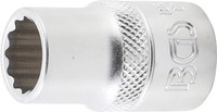 "Bgs STECKSCHLÜSSEL-EINSATZ ZwÖLfkant, Innenvierkant 12,5 Mm (1/2\"), Sw 13 Mm"