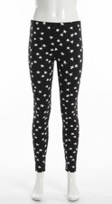 Epic Threads Kid's Girls Black Sasha Star-Print Leggings Pants Size S