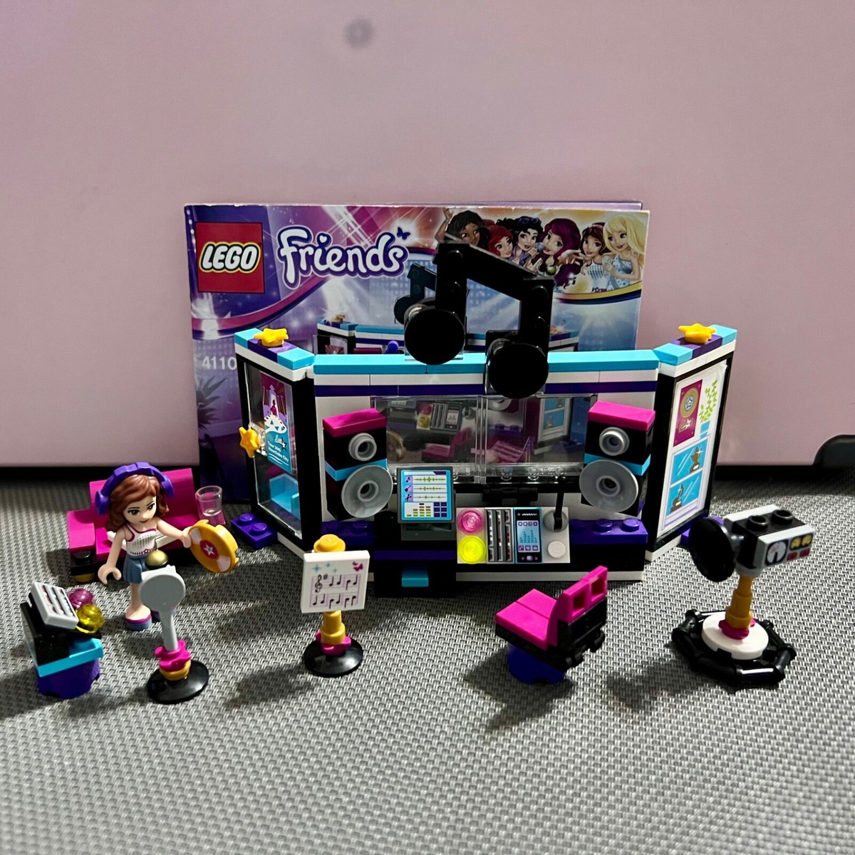 LEGO Friends: 41103 Pop Star Recording Studio 100% Complete Olivia Manual  #10W