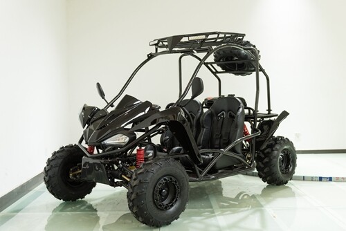 125CC Buggy ATV Sport Quad Dirt Bike 4 Wheel Go kart Semi Auto SAHARA PRO Black - Picture 3 of 12
