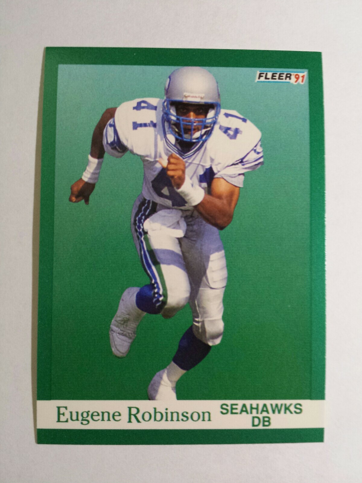 EUGENE ROBINSON 1991 FLEER FOOTBALL CARD # 193 C5144