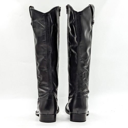 Botas Altas Frye Wmn Melissa Botón Cremallera Cuero Negro Equitación talla 8.5 - Imagen 5 de 11