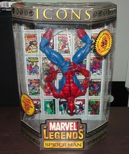 marvel legends icons spider man