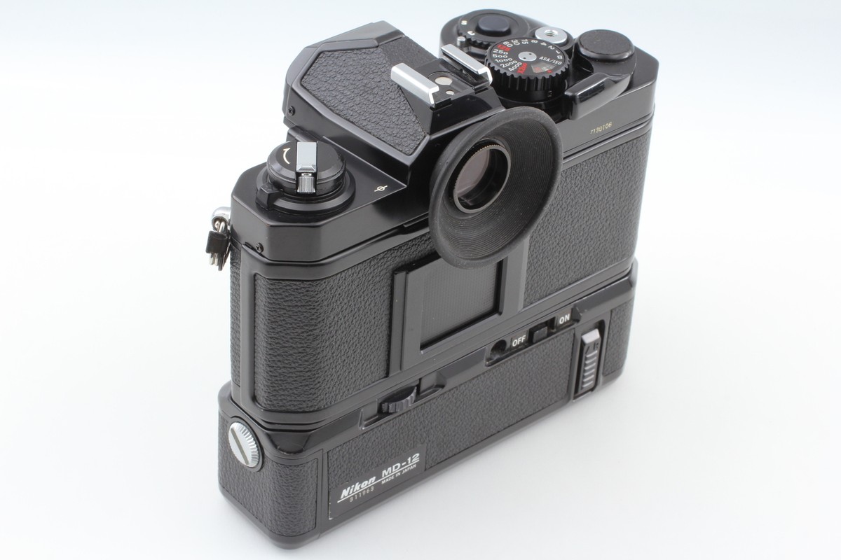 Nikon FM2 Black 35mm SLR Film Camera Body MD-12 Motor Drive Nikon FM2 Black 35mm SLR Film Camera Body MD-12 Motor Drive
