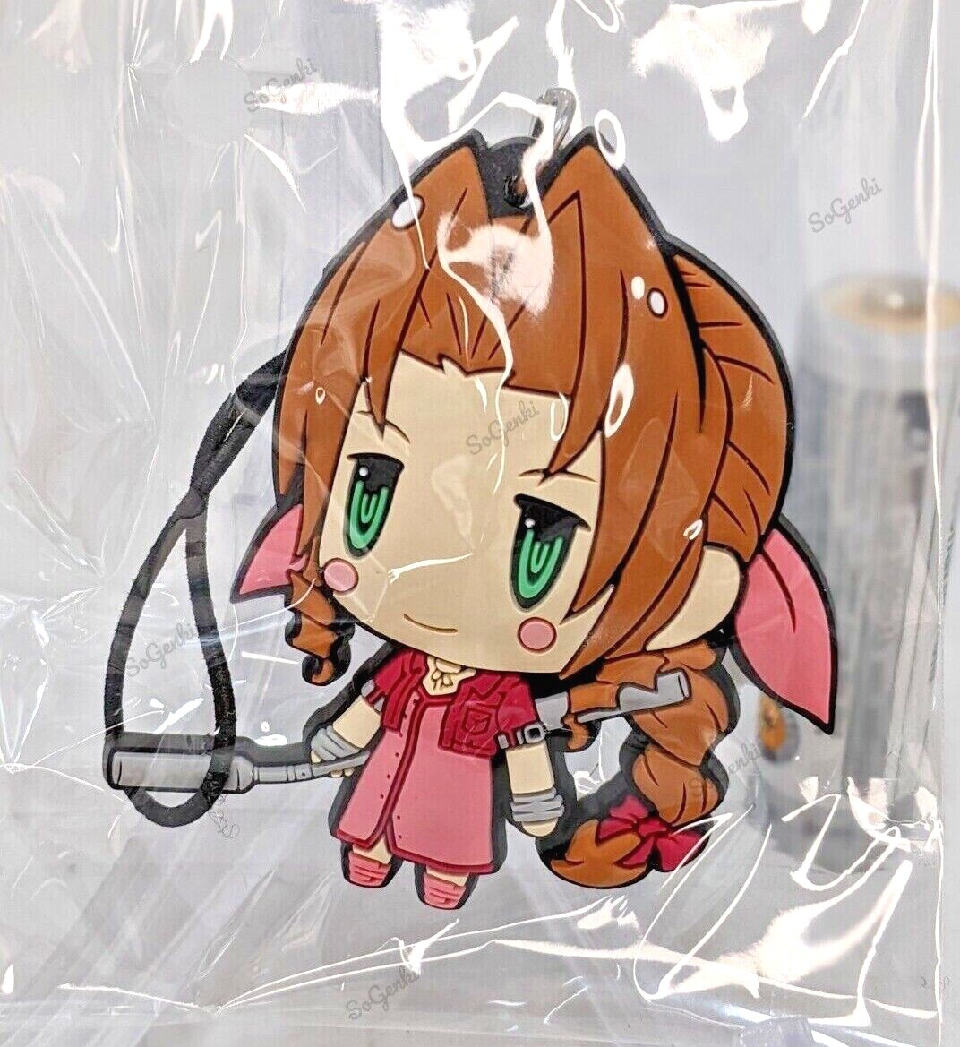 everyone rubber keychain 3色セット Final Fantasy VII Trading Rubber Phone Keychain Strap FFVII