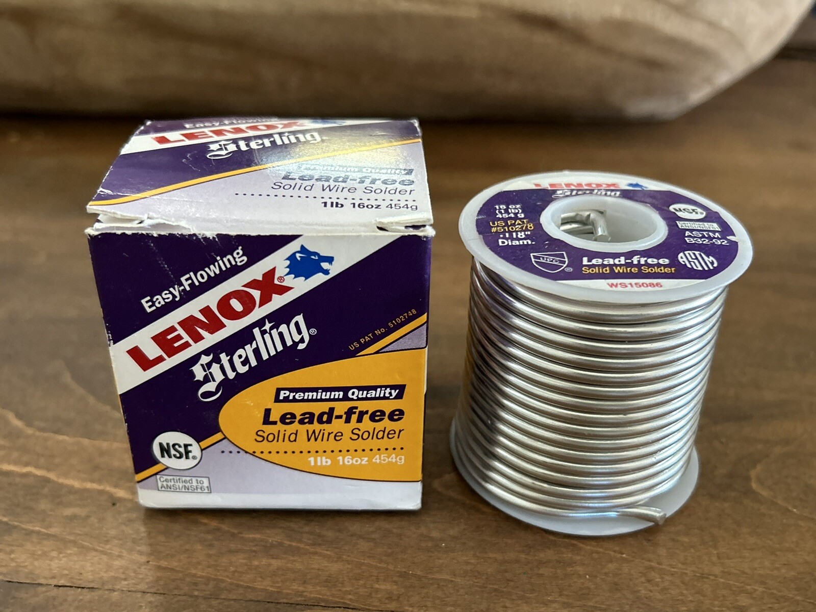 Worthington 331755 Sterling Lead Free Wire Solder 1 Count 16 Oz for