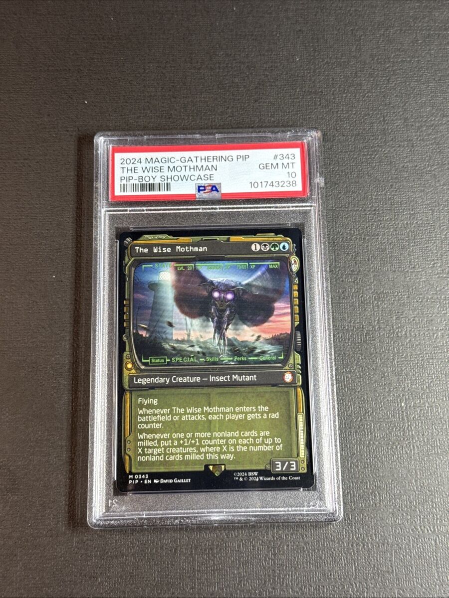 MTG The Wise Mothman Showcase Foil Fallout PSA 10 | eBay MTG The Wise Mothman Showcase Foil Fallout PSA 10 | eBay