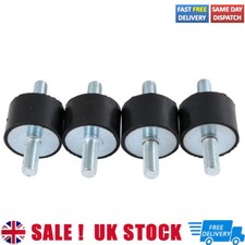 4X M8 Male / Male Anti Vibration Rubber Mount Car Bobbin Isolator Damper 30x20