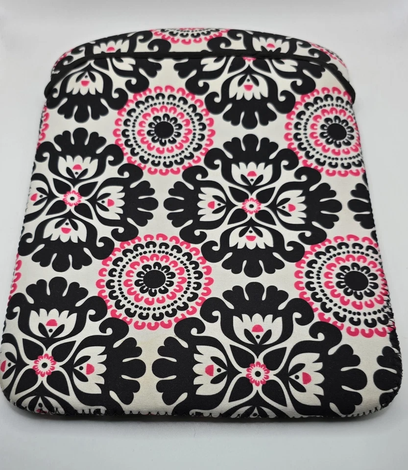 Thirty-One Tote A Tablet Ipad Sleeve Case Protector Pink Pop Medallion Print EUC - Image 3 of 4