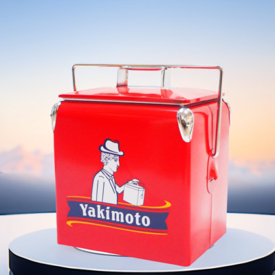 Yakimoto 14Qt Personalized Retro Metal Cooler-Brand New with Free Shipping