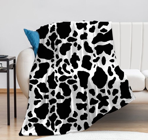 Bedspread Sofa Couch Throw Blanket Animal Tiger Leopard Cow Snake Zebra Print - Picture 4 of 14