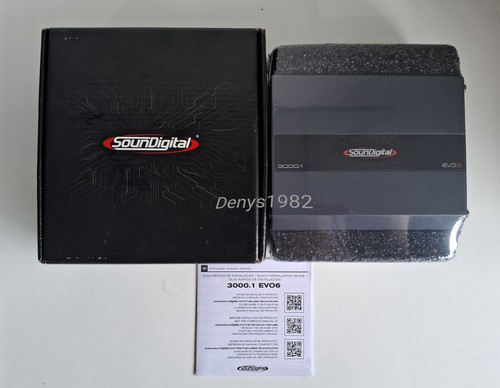 Soundigital 3000.1-1 Ohms Evo6 / Amplificateur numérique 3000 watts Rms ultra compact - Photo 3/21